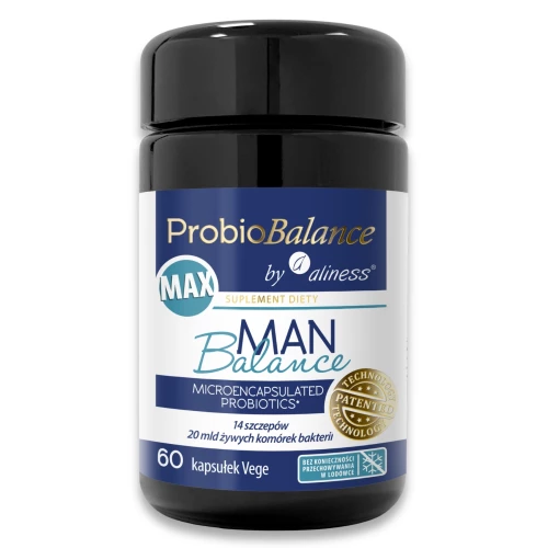 ProbioBALANCE - MAX Man Balance 20 mld. - 60 kapsułek ProbioBALANCE - MAX Man Balance 20 mld. - 60 kapsułek